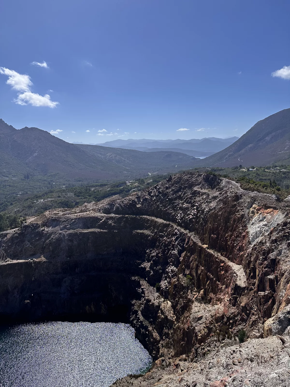 Blick zur anderen Seite inklusive Bergen Blick zur anderen Seite inklusive Bergen