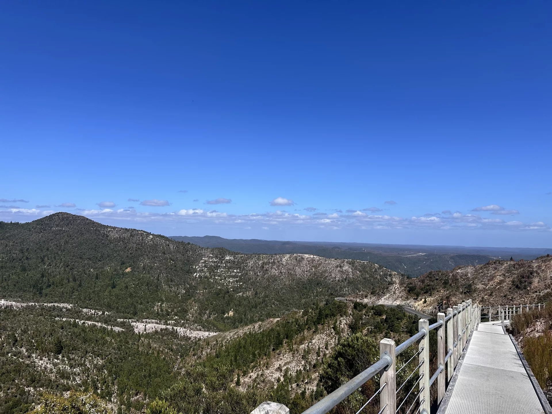 Unsere Aussicht auf die Berge war allerdings auch nicht ohne
