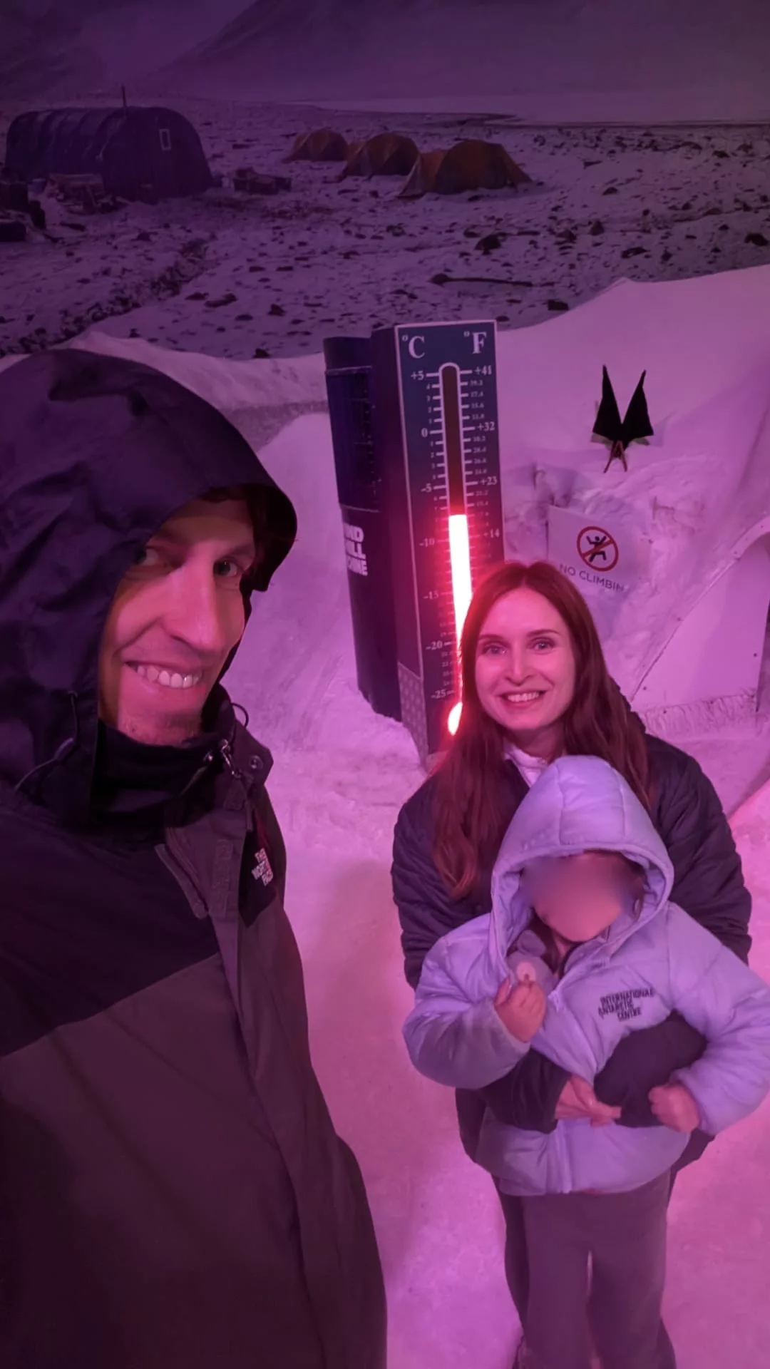 Abkühlung bei der Simulation eines antarktischen Sommersturms