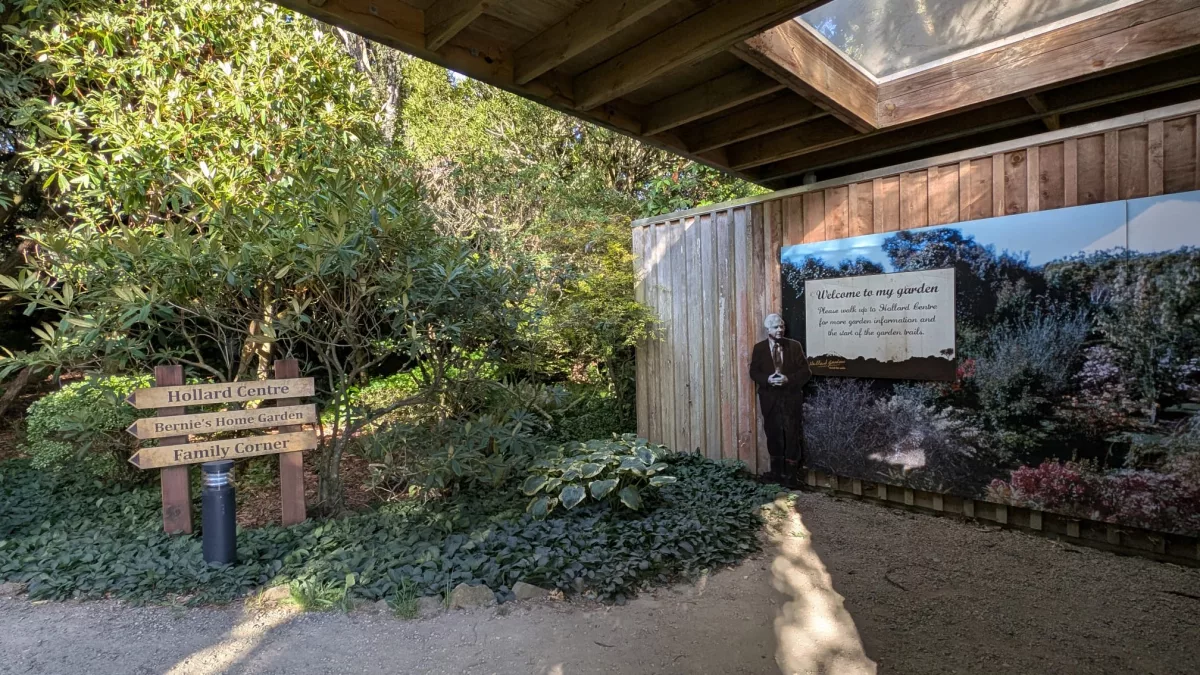 Eingang zu den Hollard Gardens