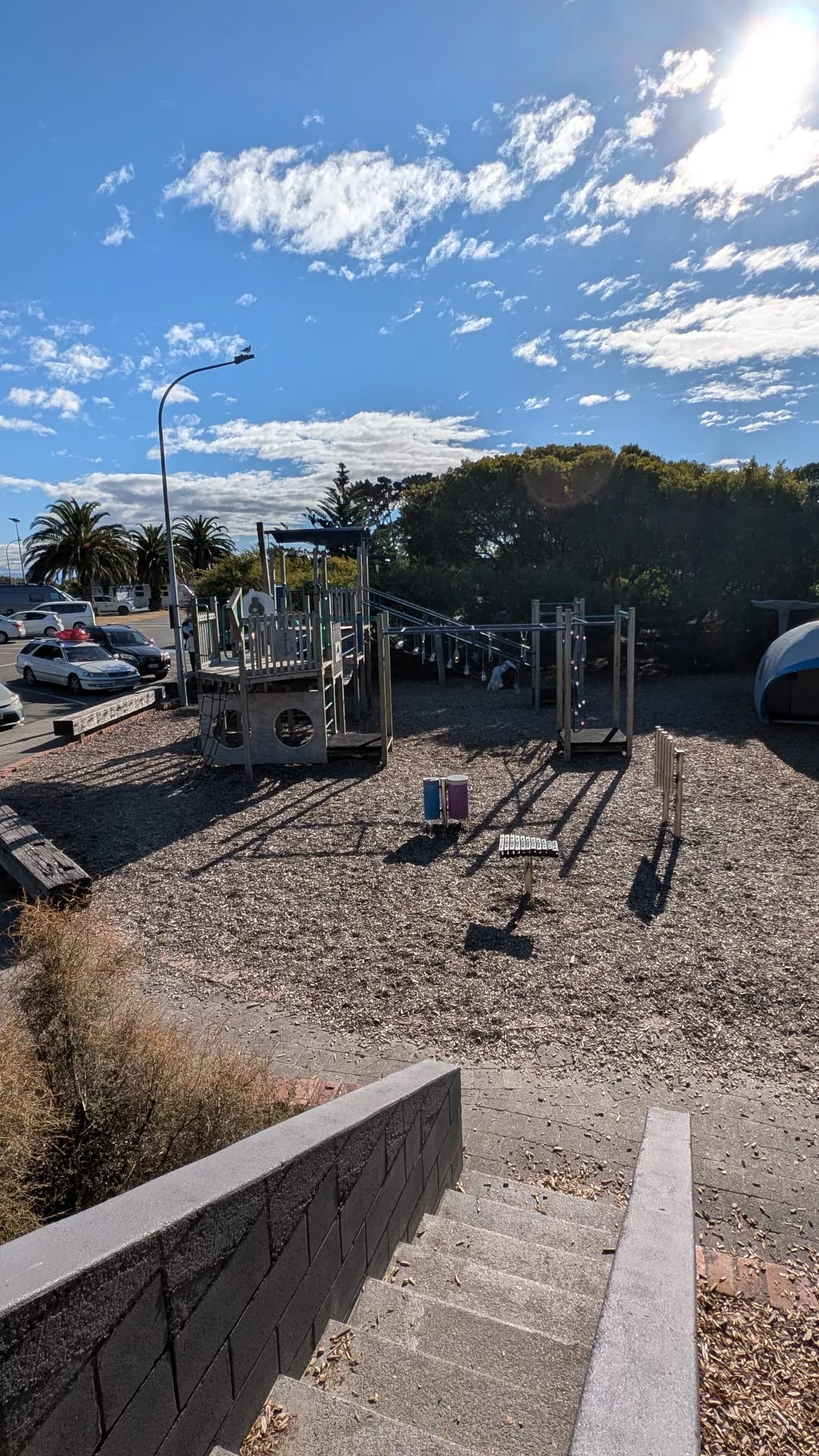 Auch die Spielplätze am Strand sind toll