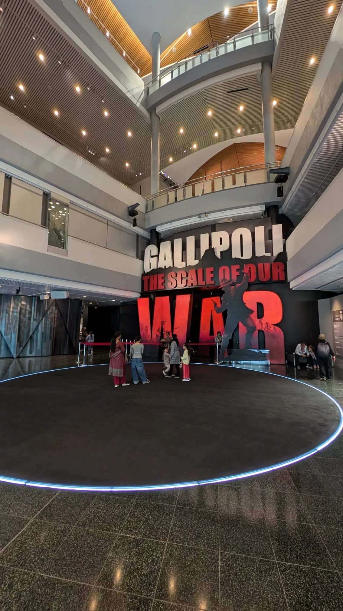 Oli war auch in der War-Ausstellung über den Gallipoli Krieg