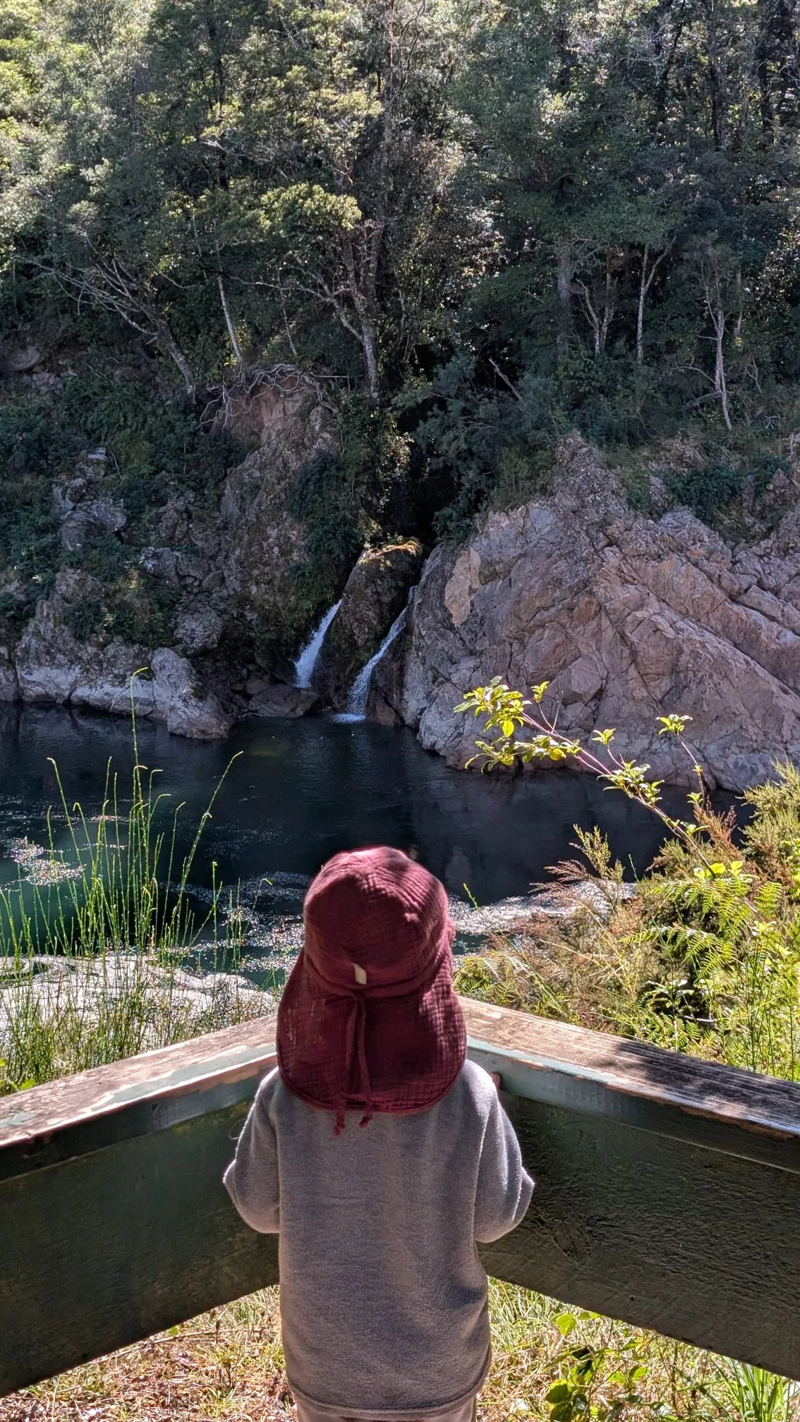 Kleine Wasserfälle gibt es an der Buller Gorge auch zu sehen
