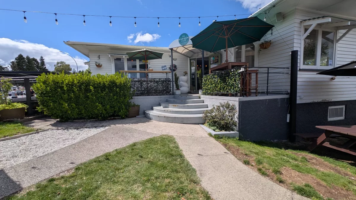 Das Garden Café hat uns auch sehr gut gefallen