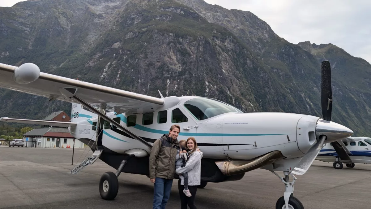 Mit diesem Flugzeug waren wir unterwegs