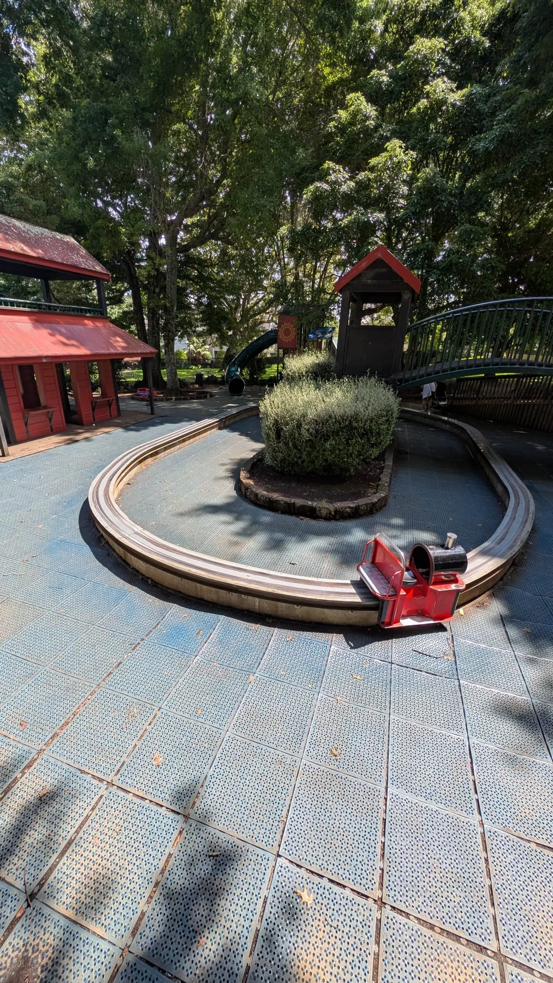 Ein Teil des Spielplatzes im Cornwall Park