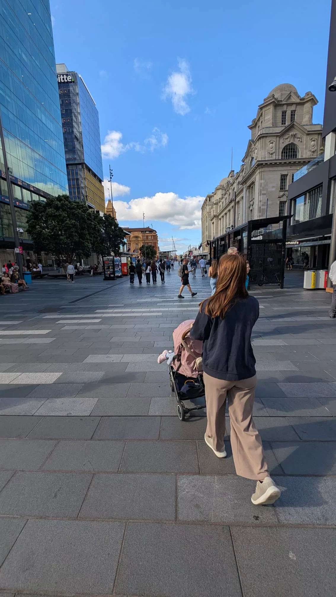 Spaziergang durch Auckland's Innenstadt