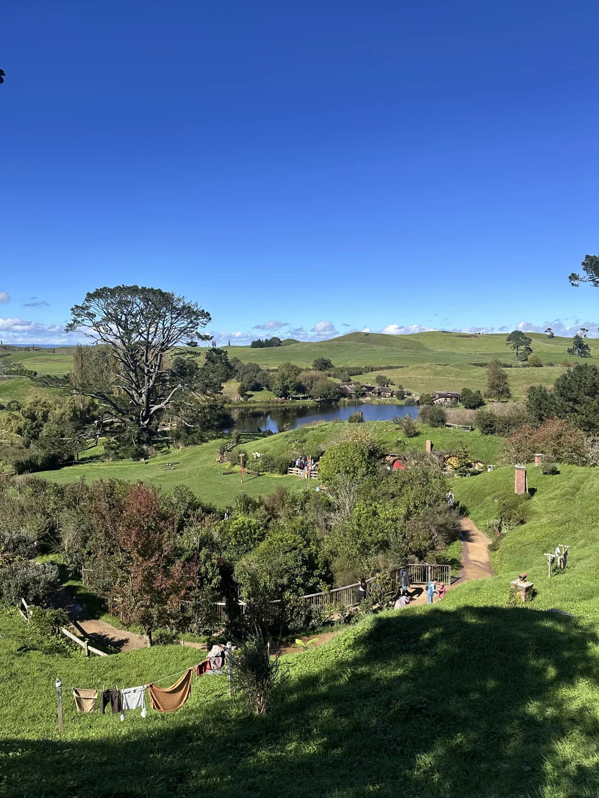 Blick über das Auenland von oben