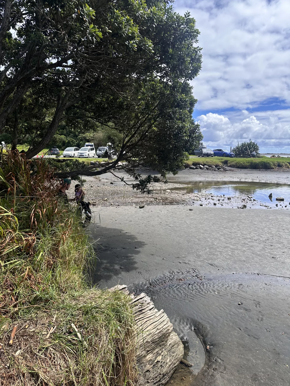 Wir haben auch eine Reifenschaukel entdeckt