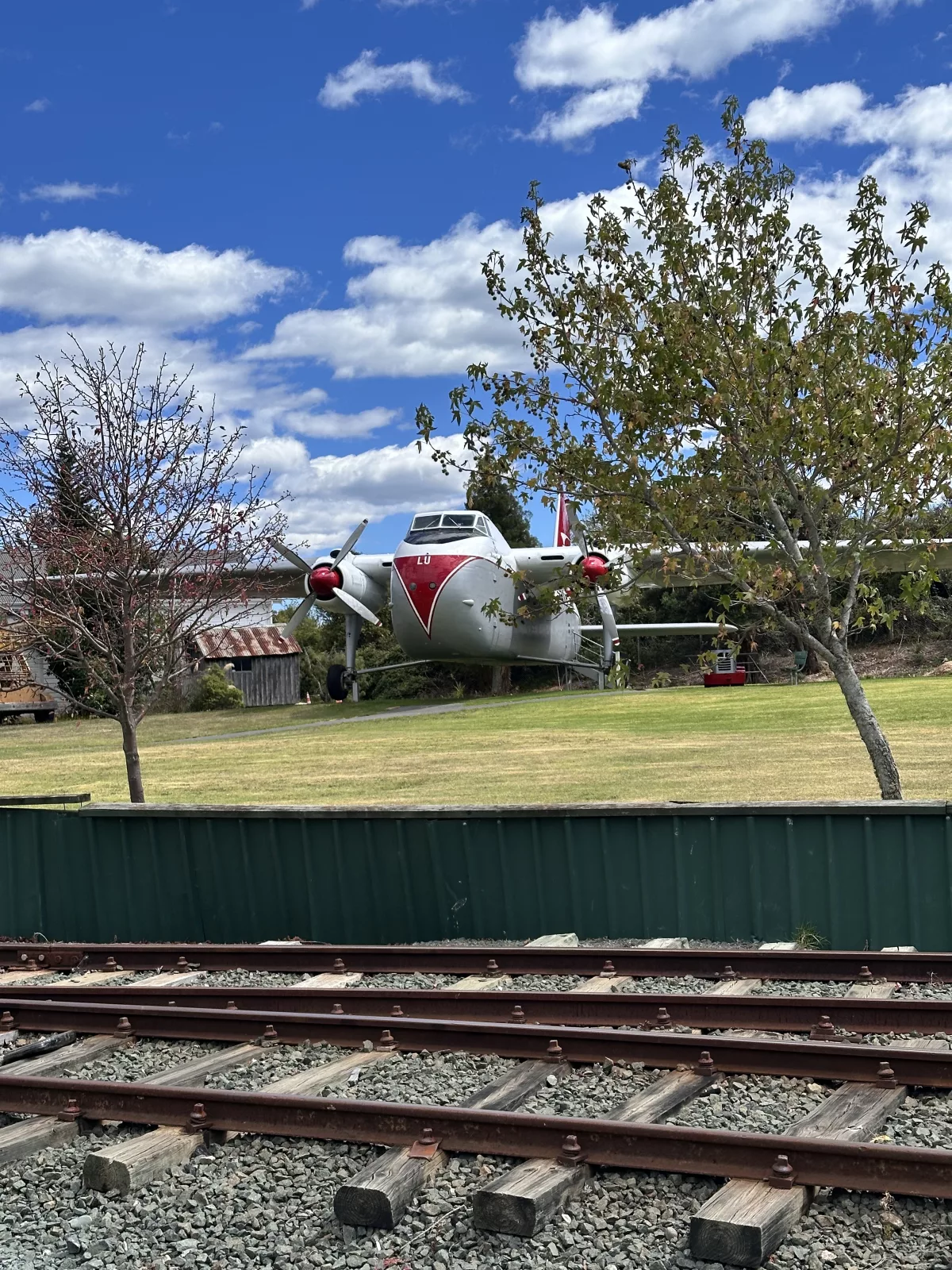 Highlight für uns war natürlich das große Flugzeug