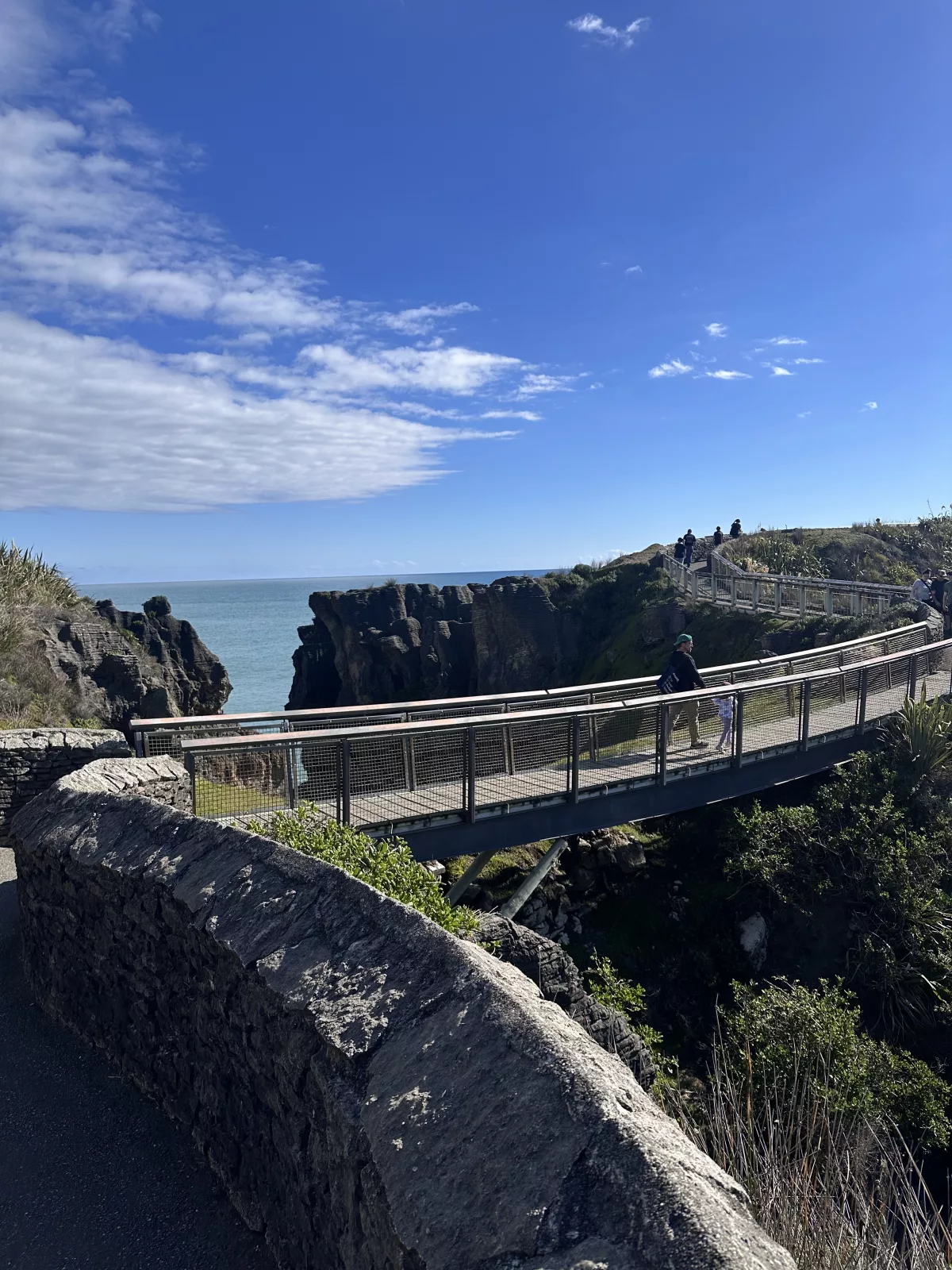 Dieser Teil ist nur für Fußgänger passierbar, der Rundweg auch mit Buggy o. ä.