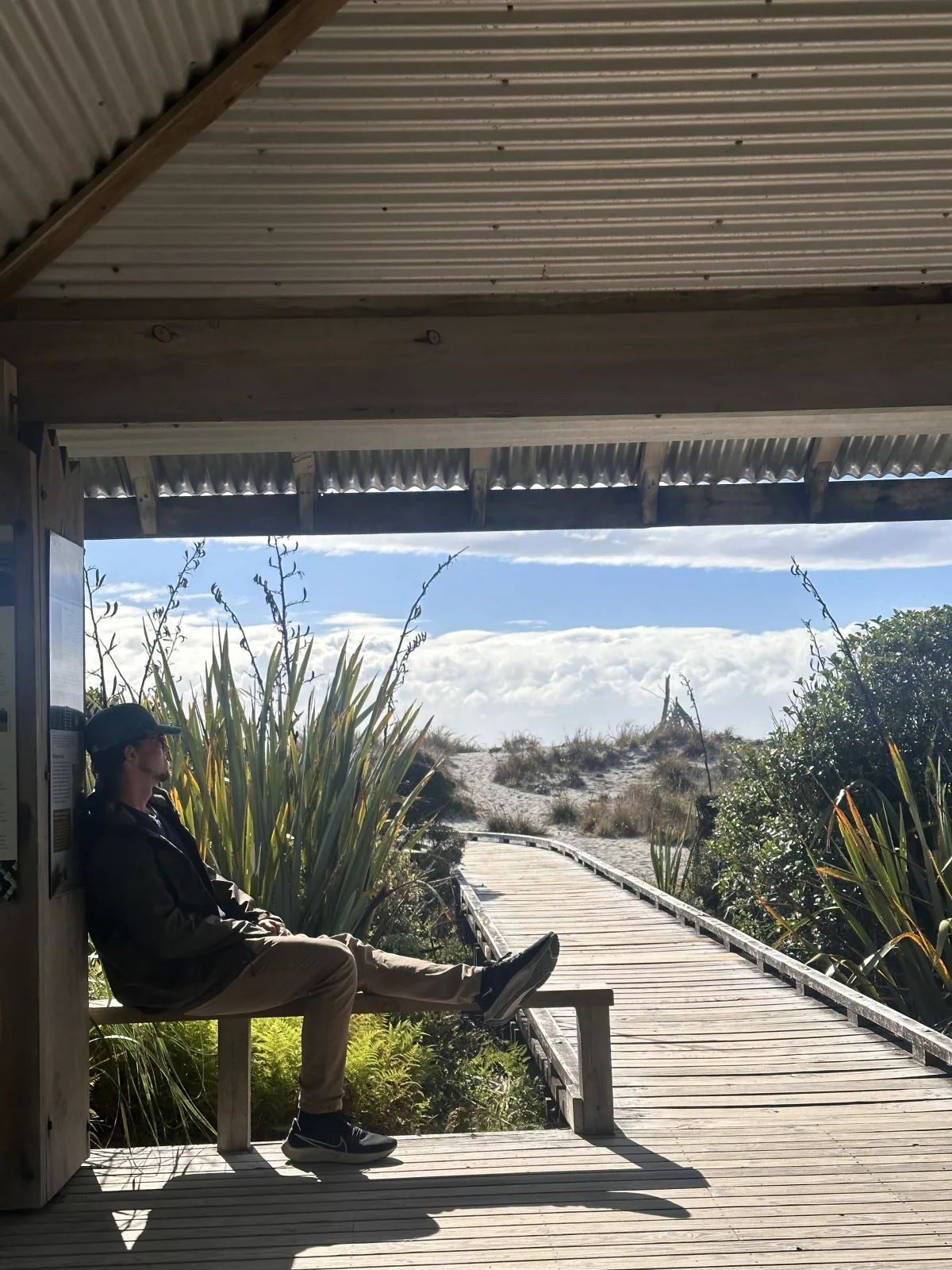 Blick in Richtung Strand an der Ship Creek