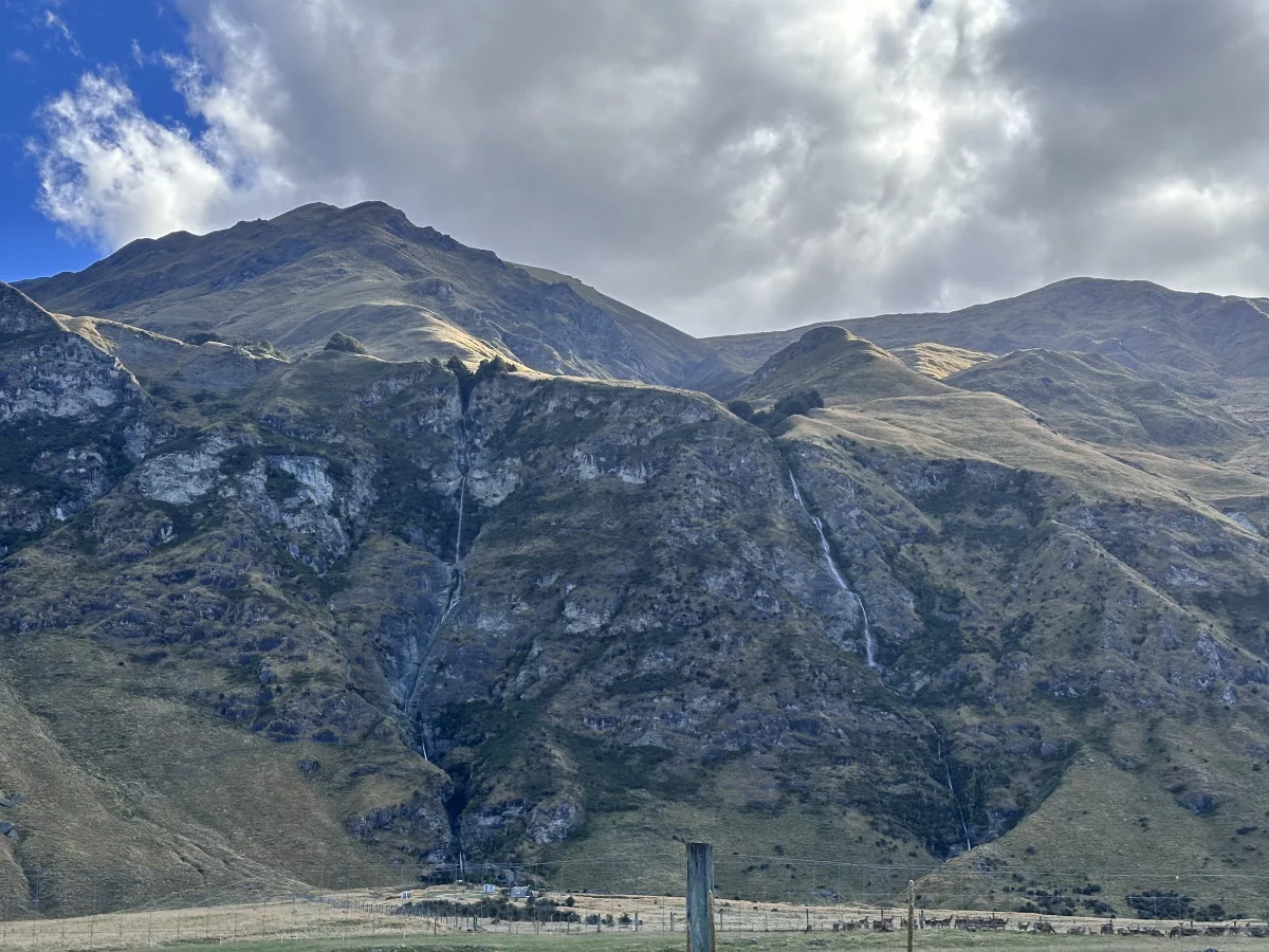 Die Wasserfälle Wanaka Twin Falls