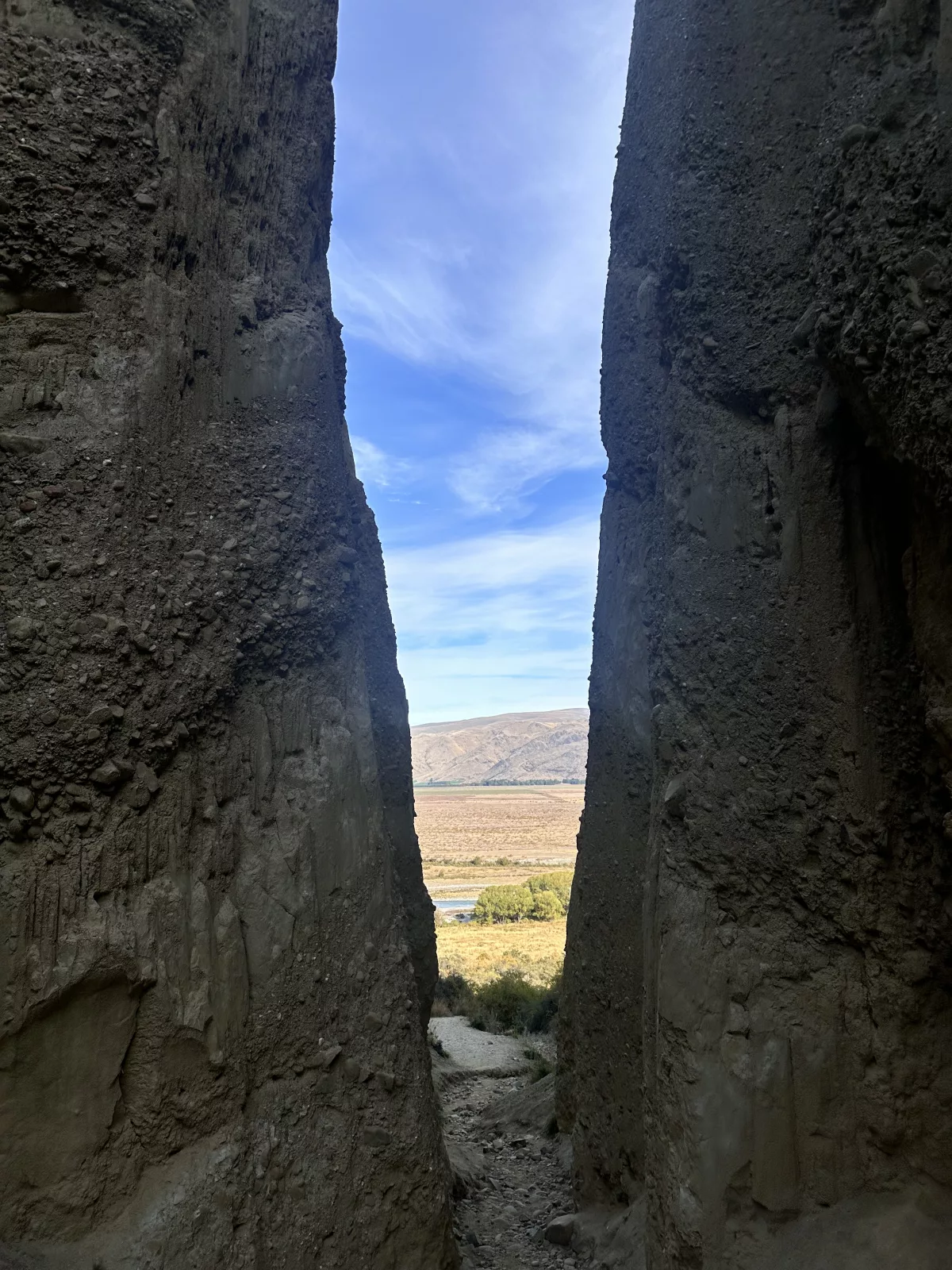 Blick von den Clay Cliffs in die weite Landschaft