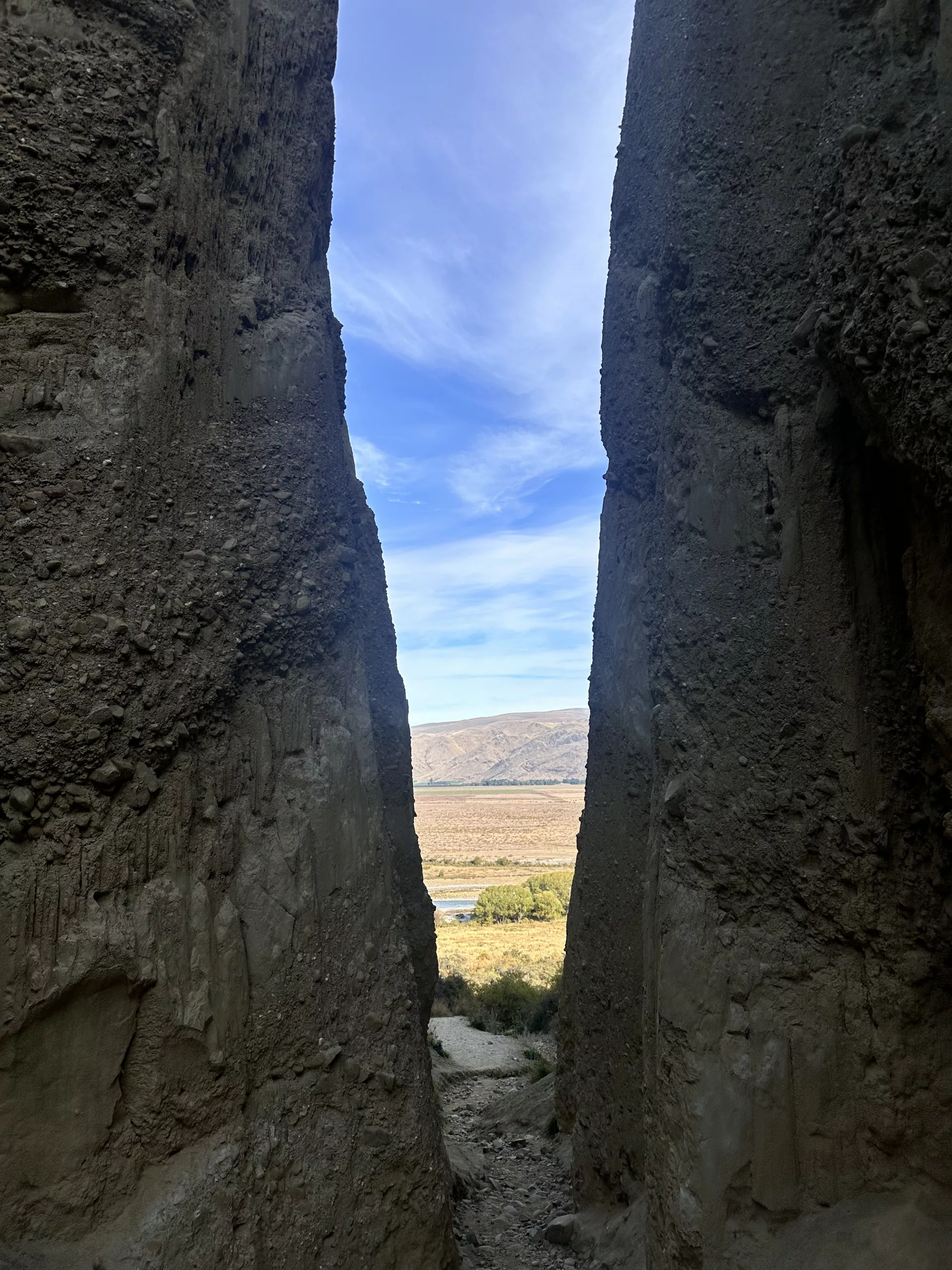 Blick von den Clay Cliffs in die weite Landschaft