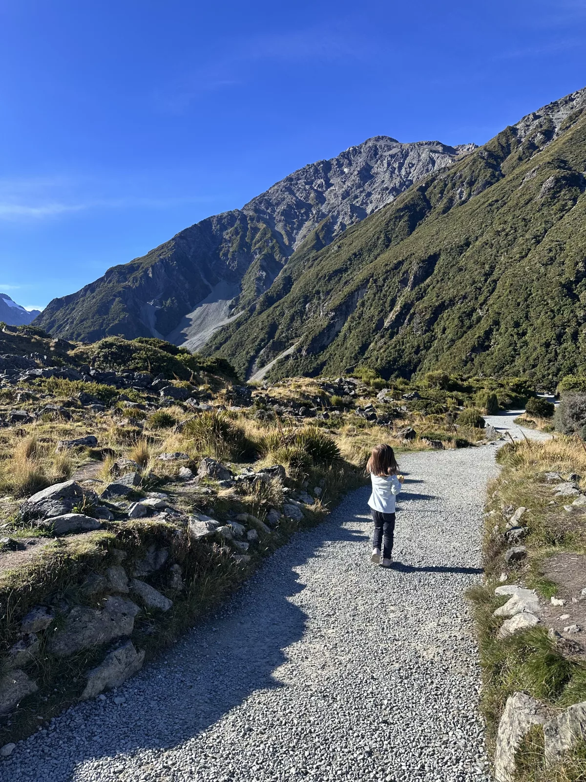Dank gut befestigter Wege ist die Wanderung auch kindertauglich