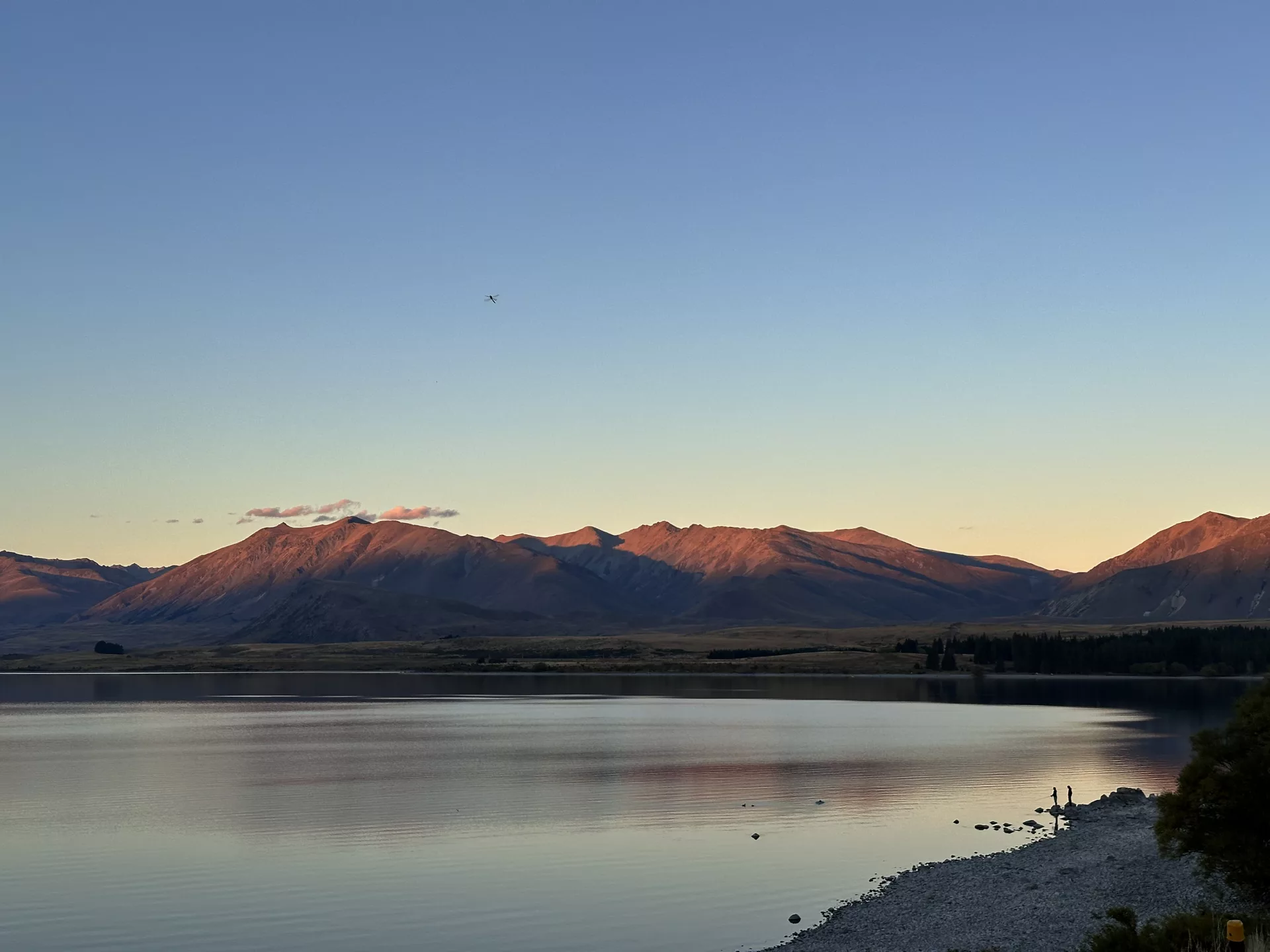 Sonnenuntergang am Lake Tekapo