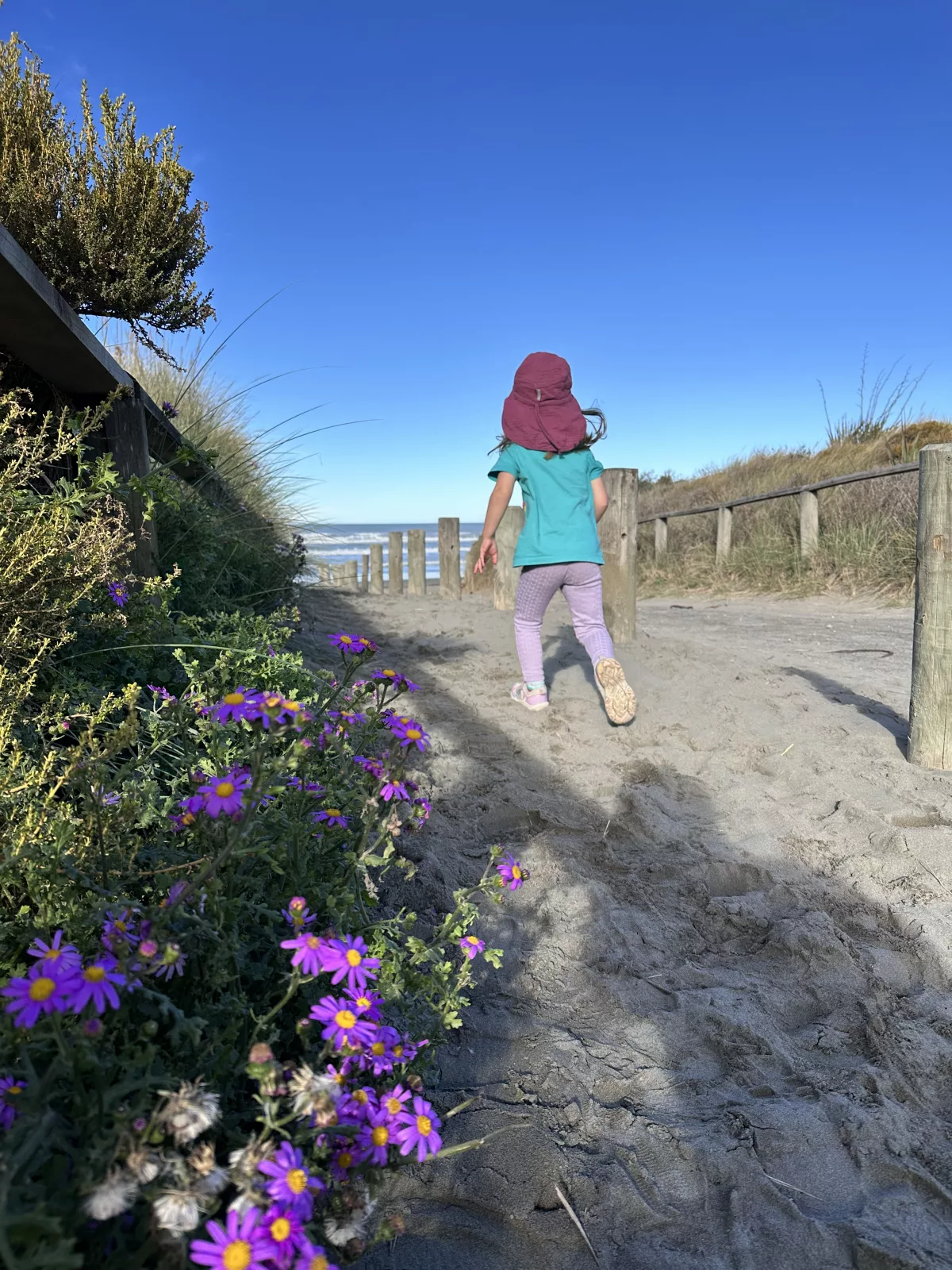 Danach ging es noch eine Runde an den Strand