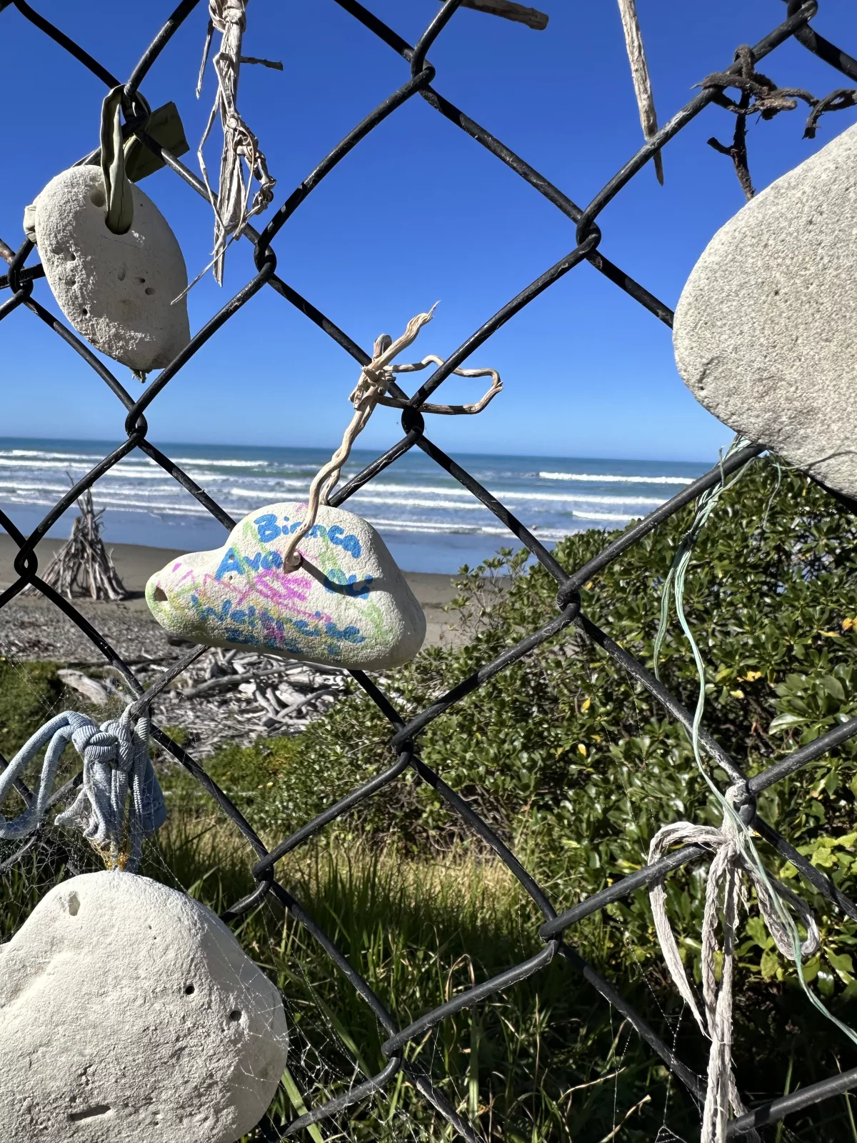 Wir haben uns auch mit einem Glücksbringer verewigt