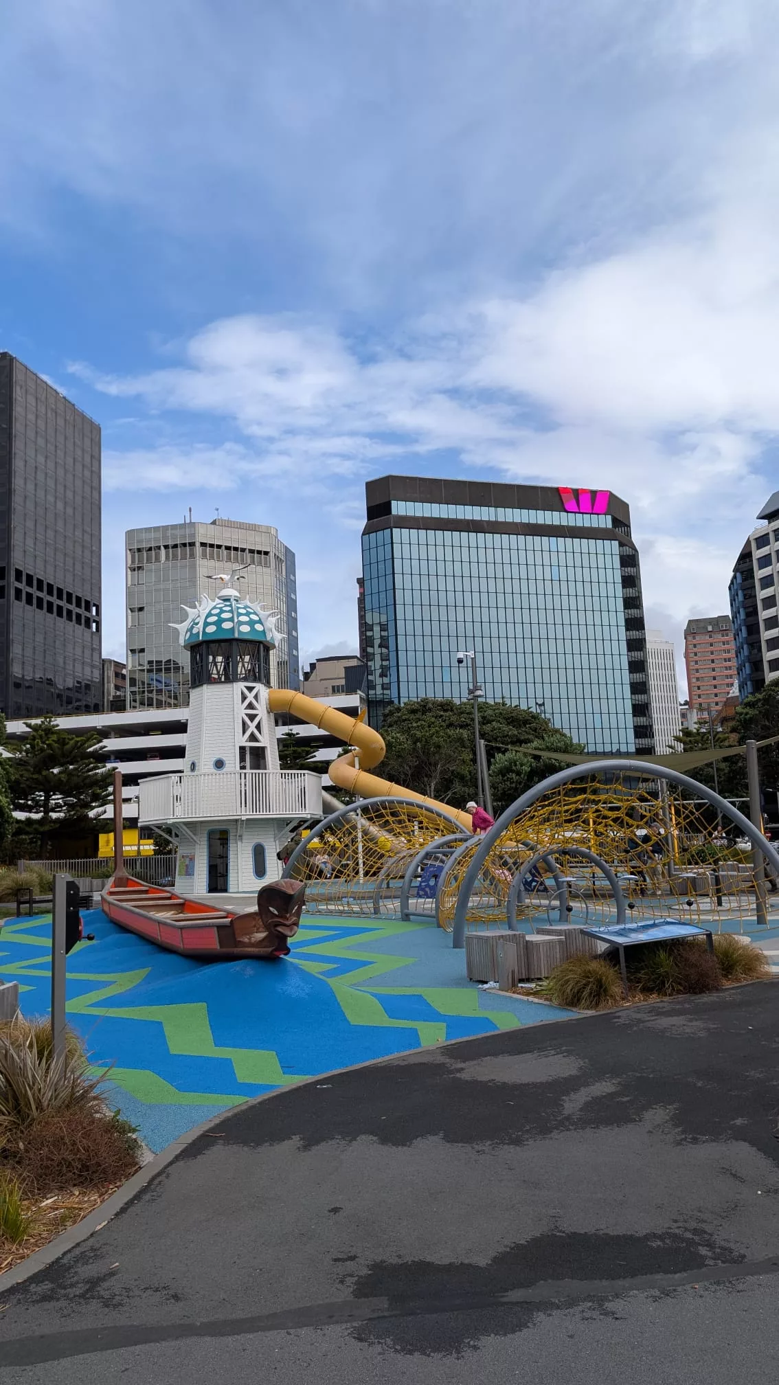 Der Spielplatz am Frank Kitts Park