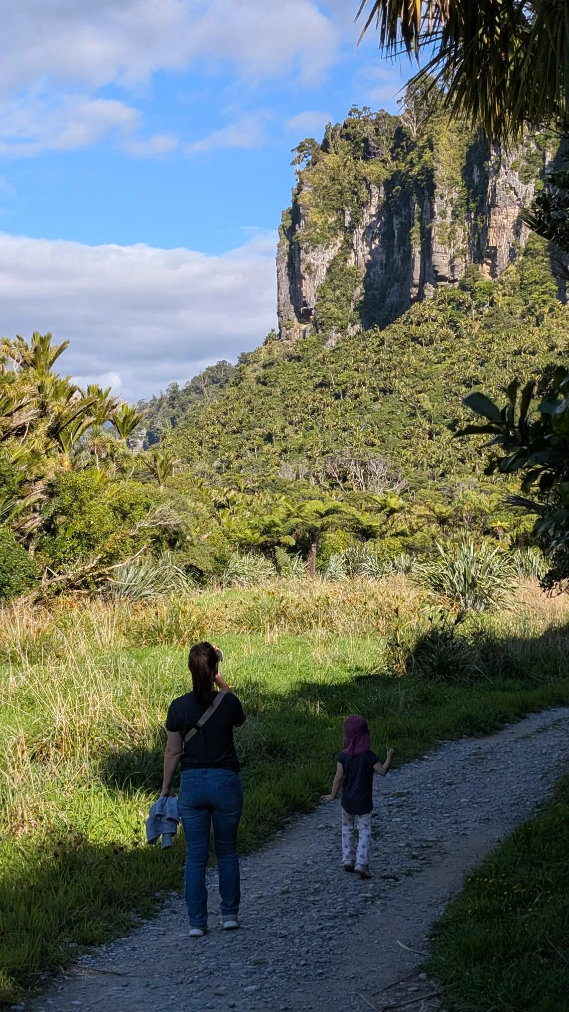 Schon zu Beginn der Wanderung fühlten wir uns wie in einer Filmkulisse