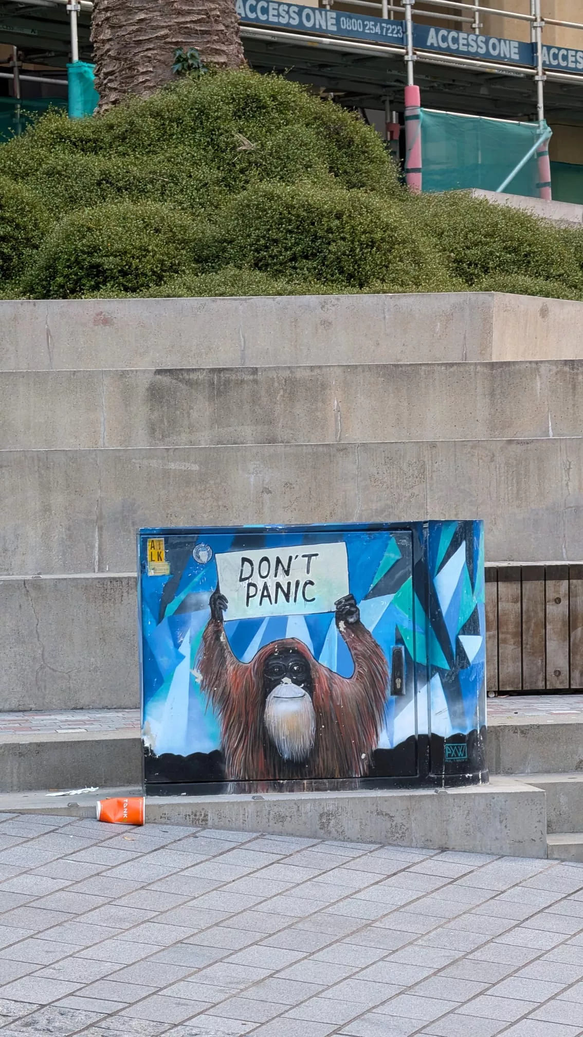 Neuseeland's Entspannungslevel "don't Panic" haben wir übernommen