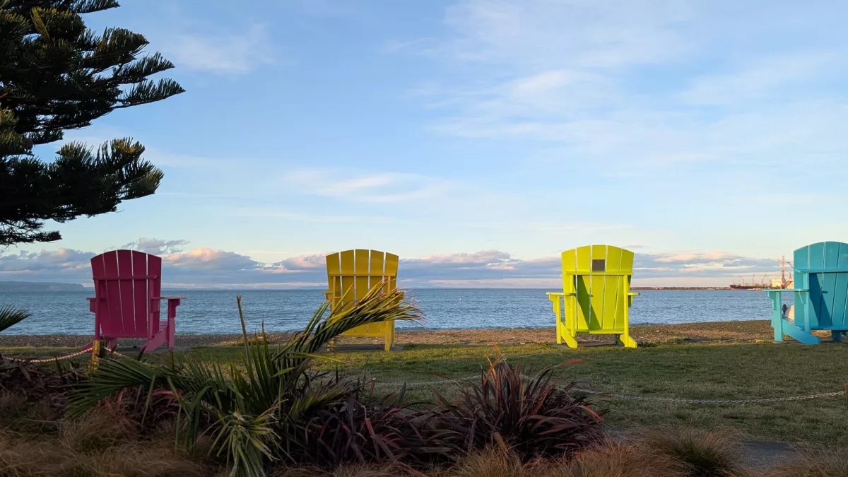 Urlaubsfeeling am Strand von Napier