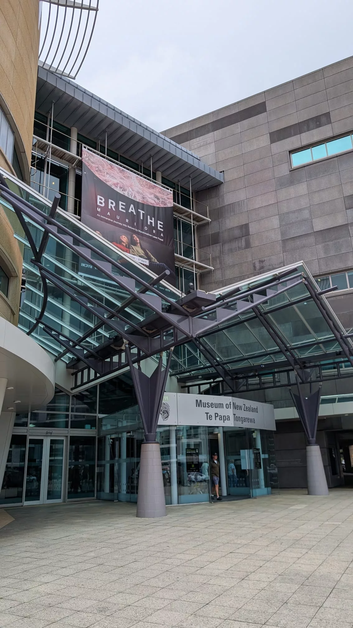 Eingang des Te Papa Tongarewa Museums