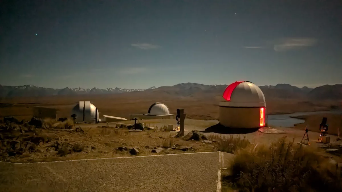 Nachtaufnahme während der Stargazing-Tour