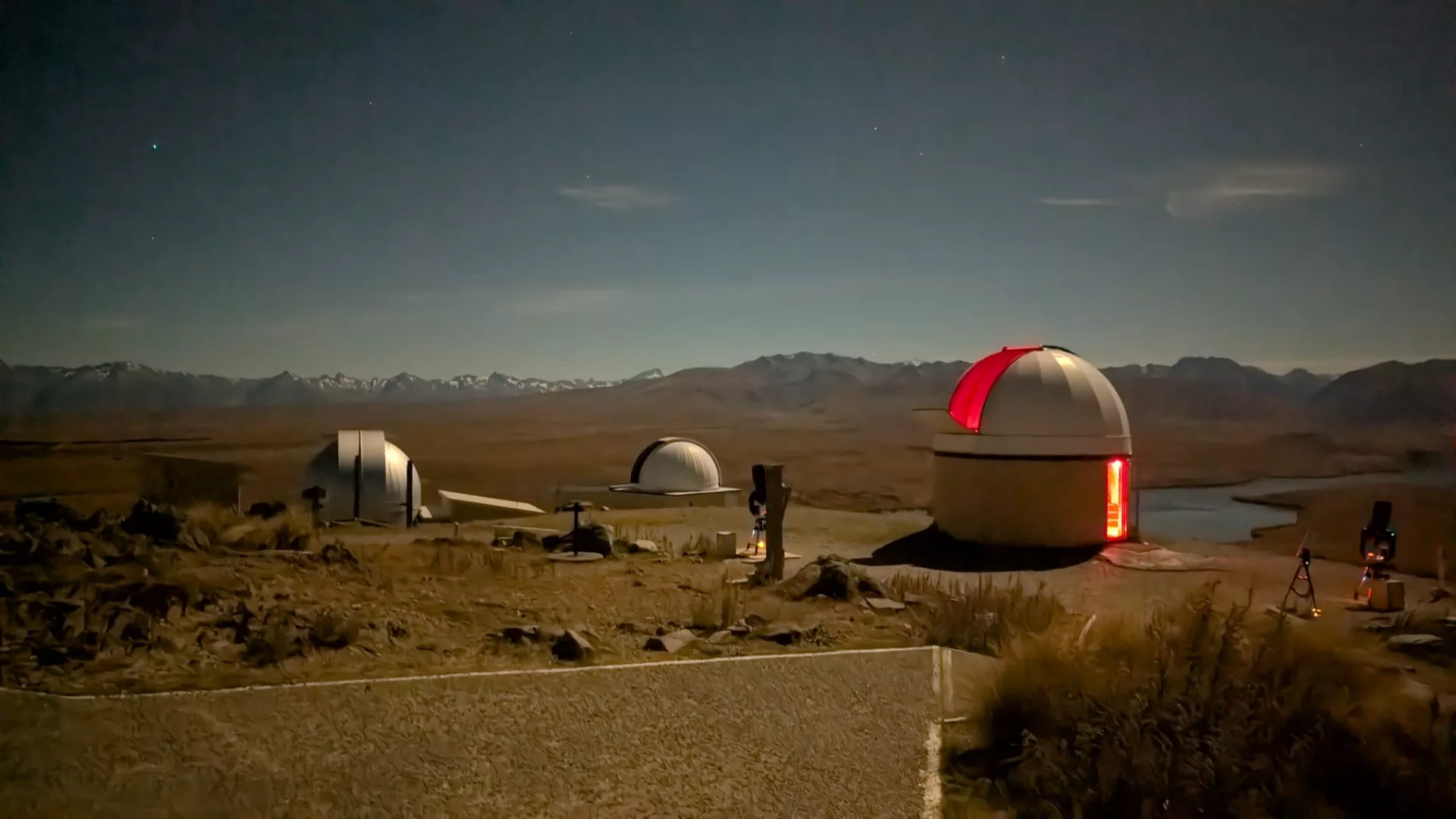 Nachtaufnahme während der Stargazing-Tour