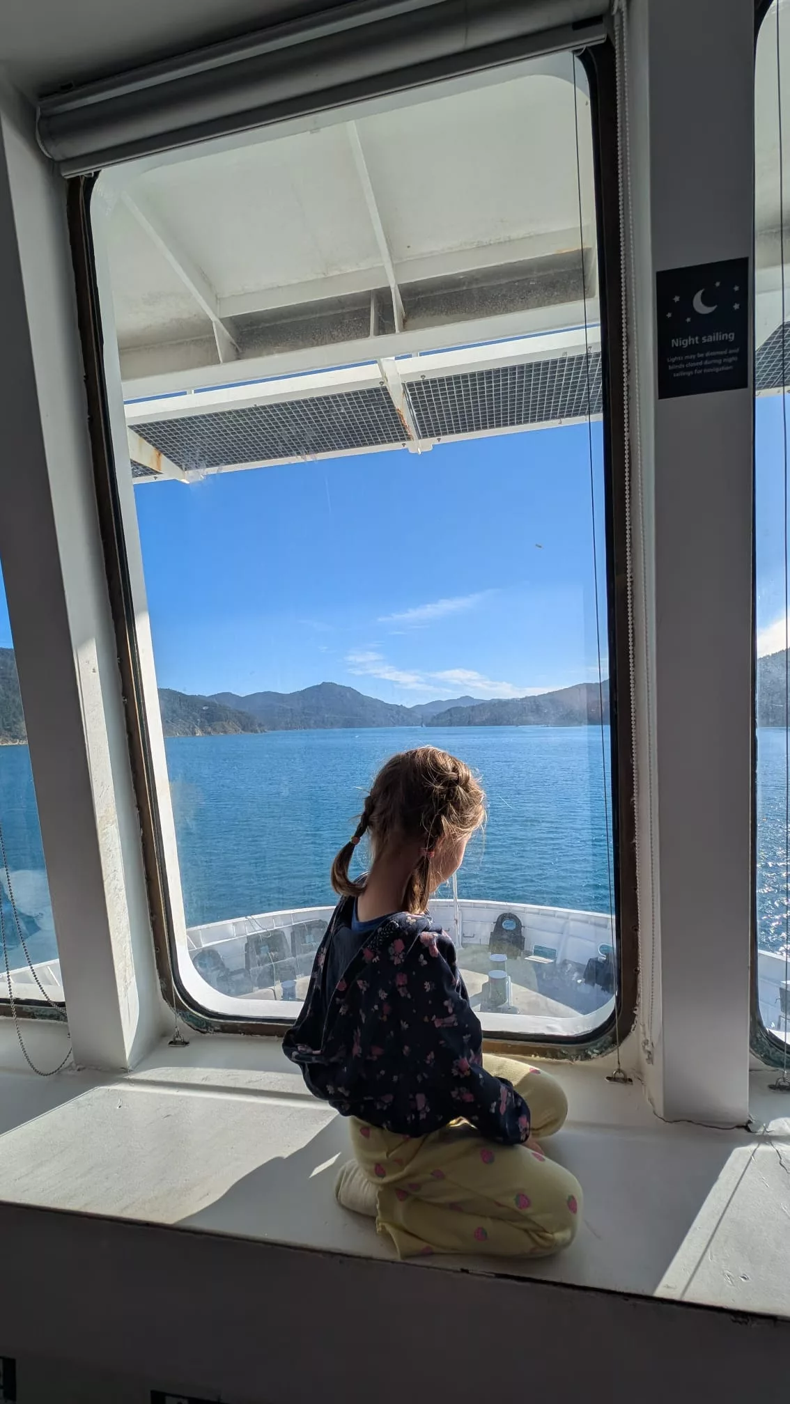 Auf der Interislander haben mir die Panoramafenster sehr gut gefallen