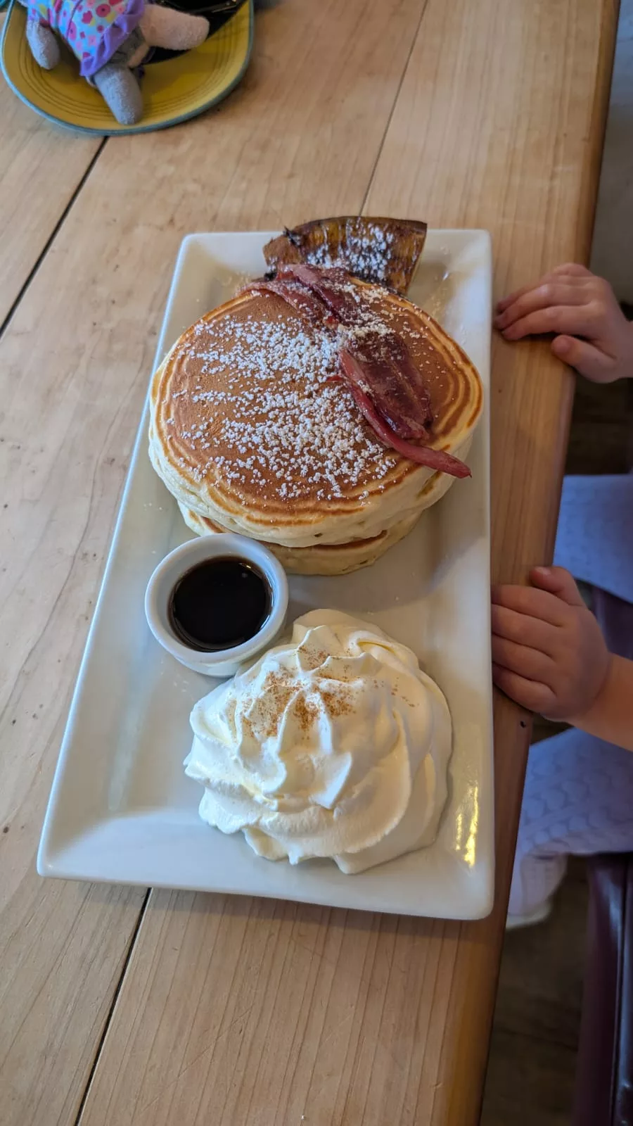 Und zum Abschluss gab es sogar noch echte Pancakes ;)