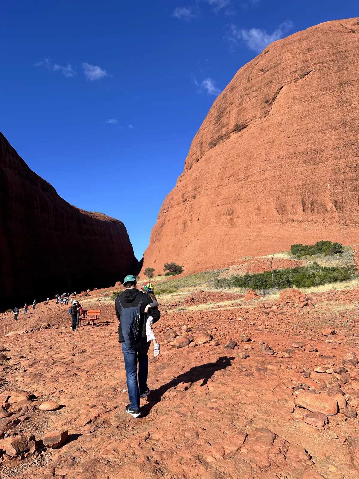 Der Weg zur Schlucht ist die ganze Zeit steinig Steiniger Wanderweg zur Walpa Gorge