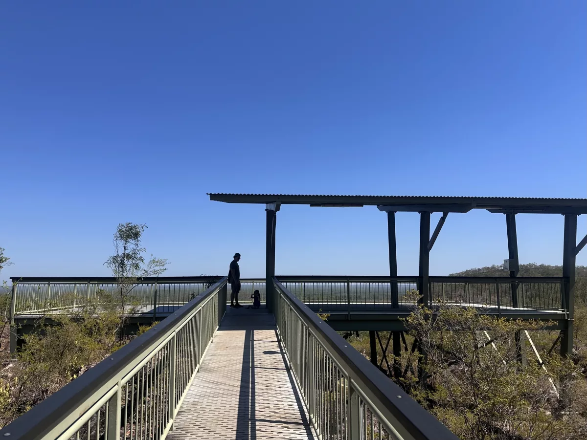 Das Tolmer Viewing Deck bietet einen weiten Blick über den Nationalpark Tolmer Viewing Deck