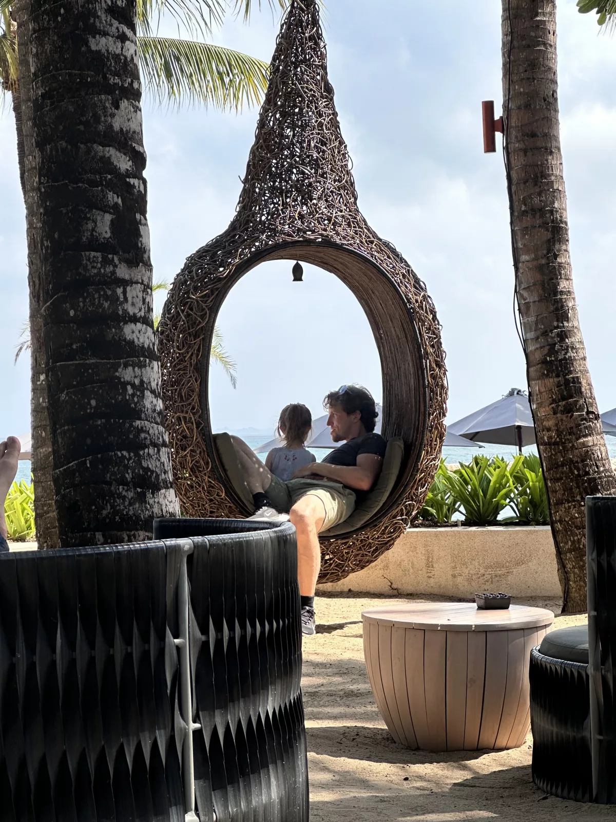 Schaukel im Restaurant des ANVAYA Beach Resorts auf Bali