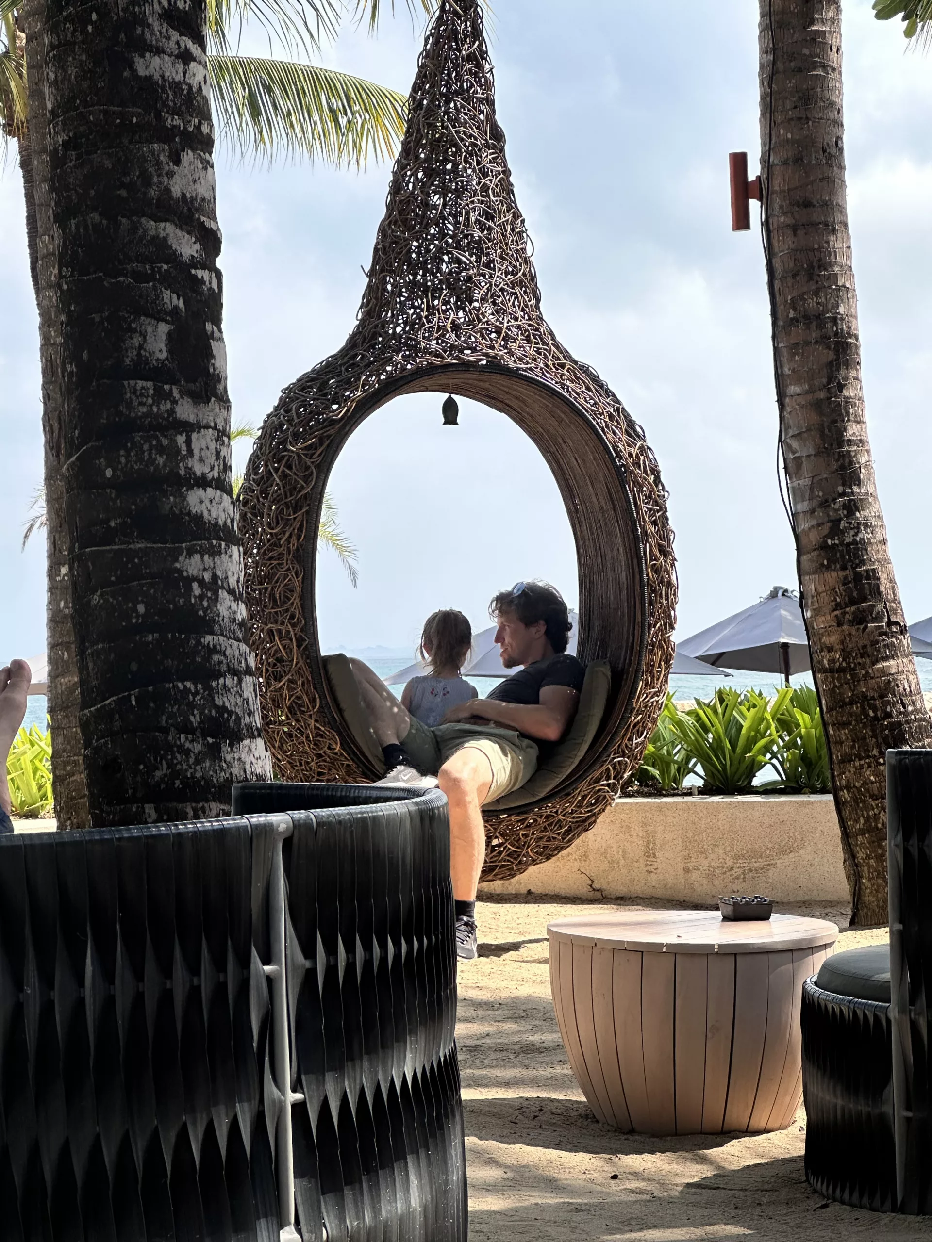 Schaukel im Restaurant des ANVAYA Beach Resorts auf Bali