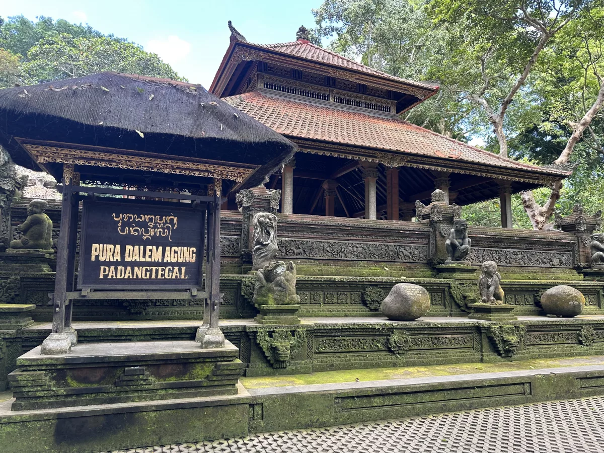 Tempelanlage im Affenwald Ubud