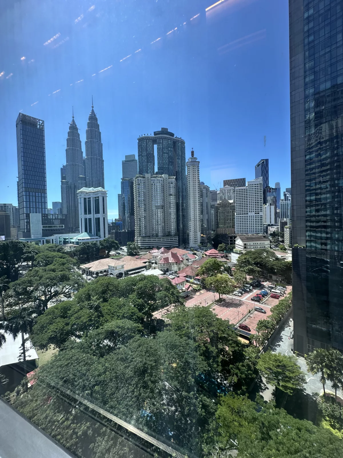 Aussicht aus unserem Zimmer Aussicht aus unserem Zimmer im Four Points by Sheraton Kuala Lumpur