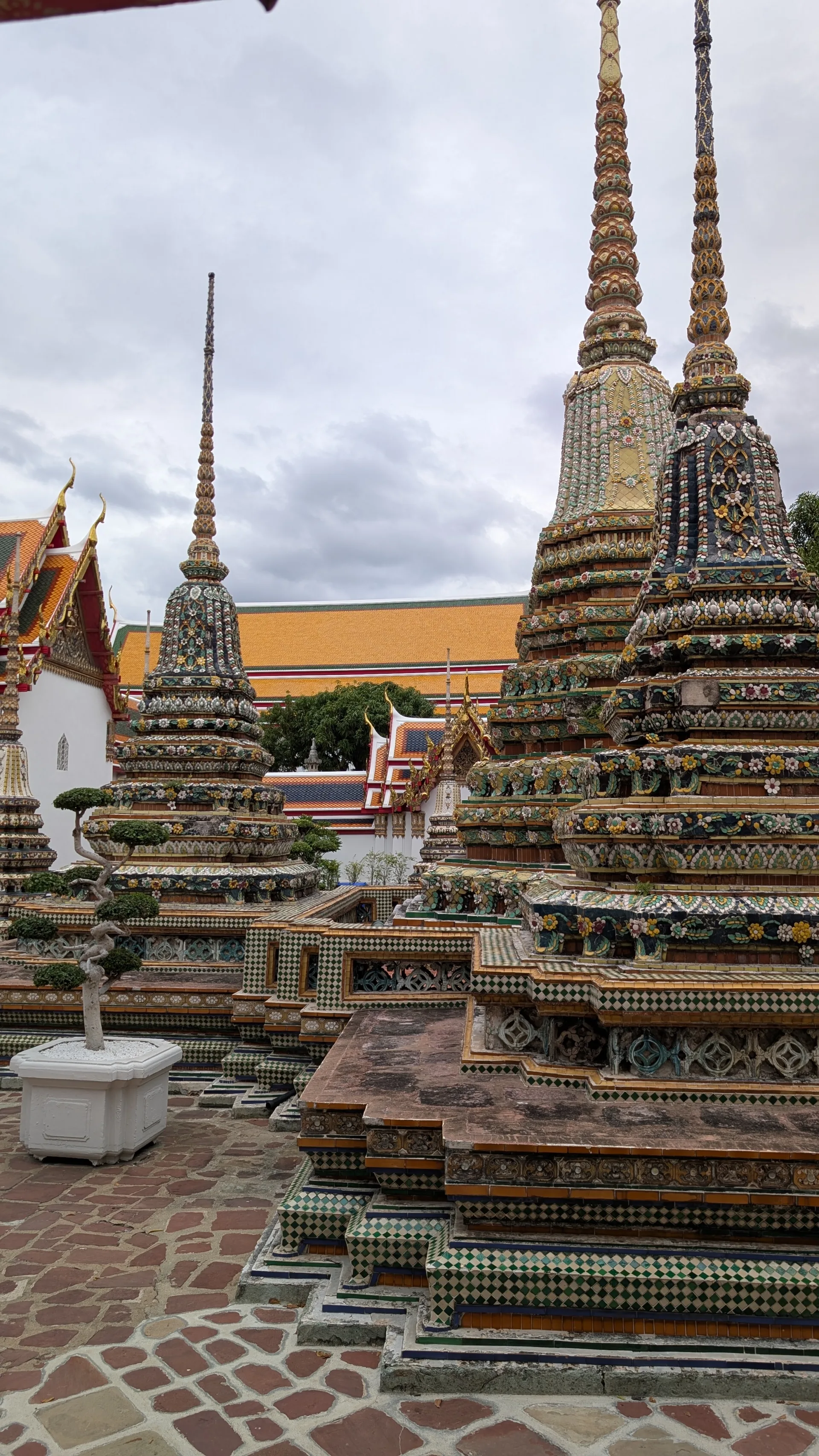 Details in der Tempelanlage Wat Pho in Bangkok