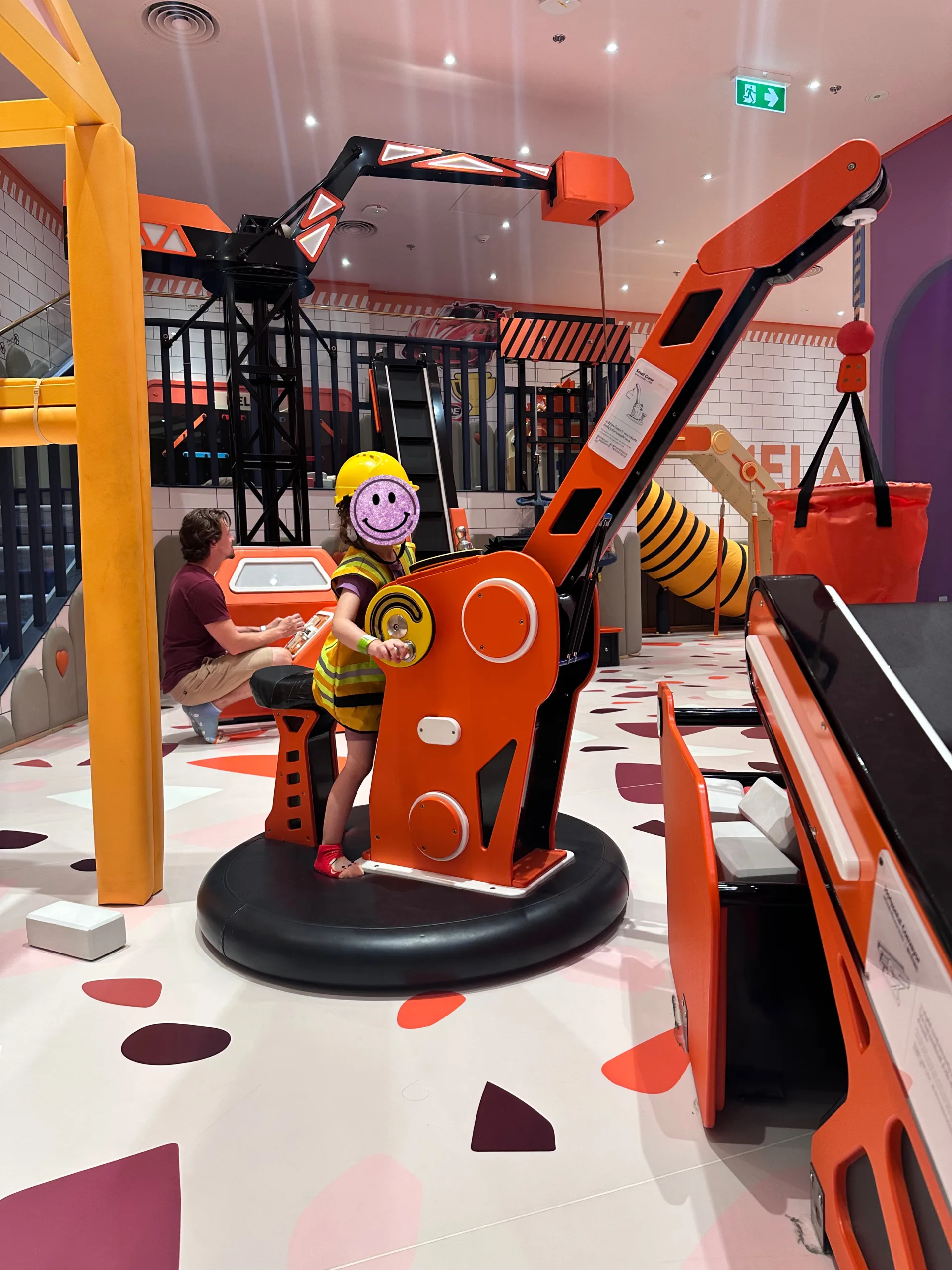 Spiel-Baustelle für Kinder im Meland Bangkok