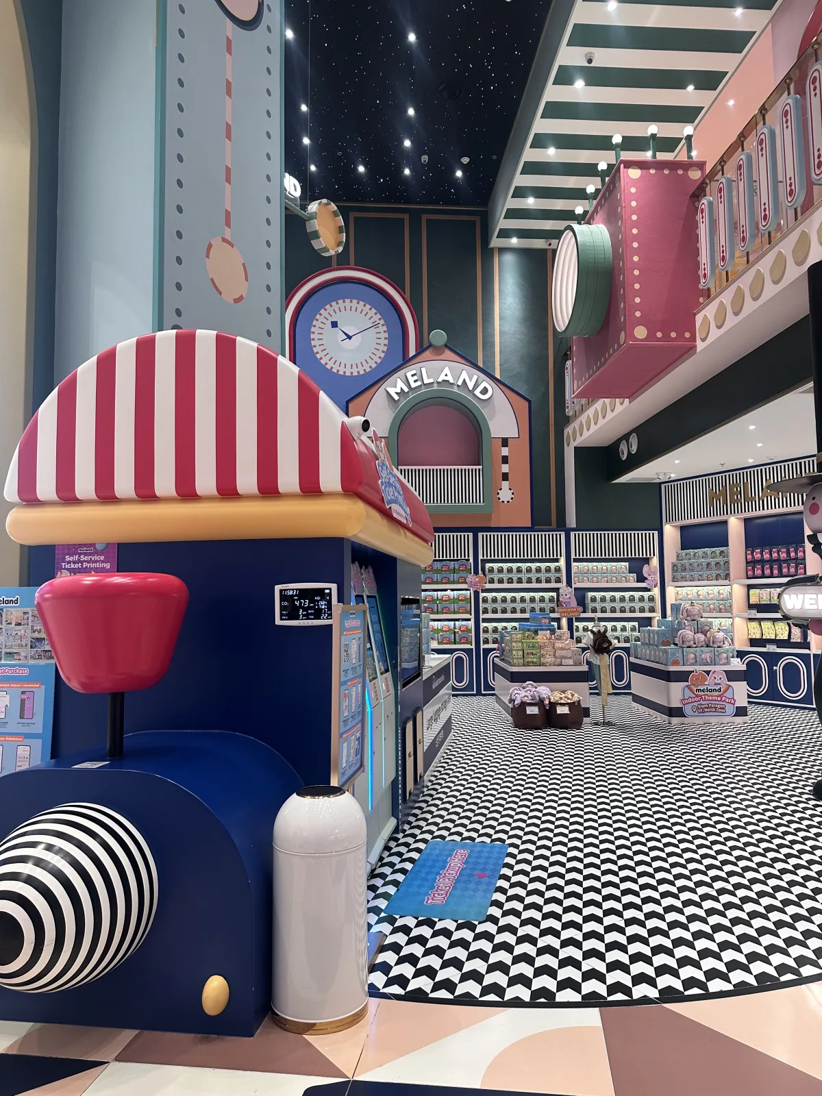 Das Meland in Bangkok ist mehr als nur ein Indoor-Spielplatz… Eingang des Indoor-Spielplatzes Meland in Bangkok