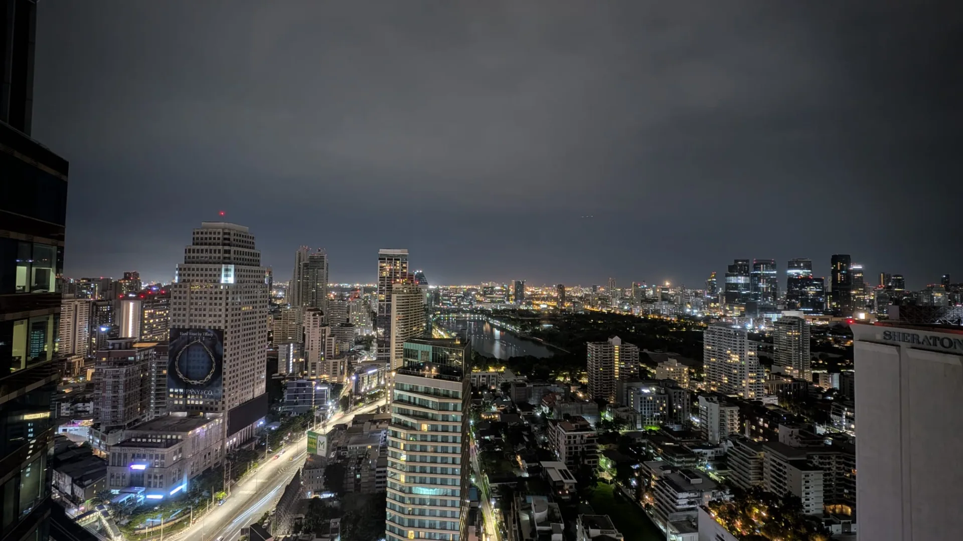 Panoramablick über Bangkok