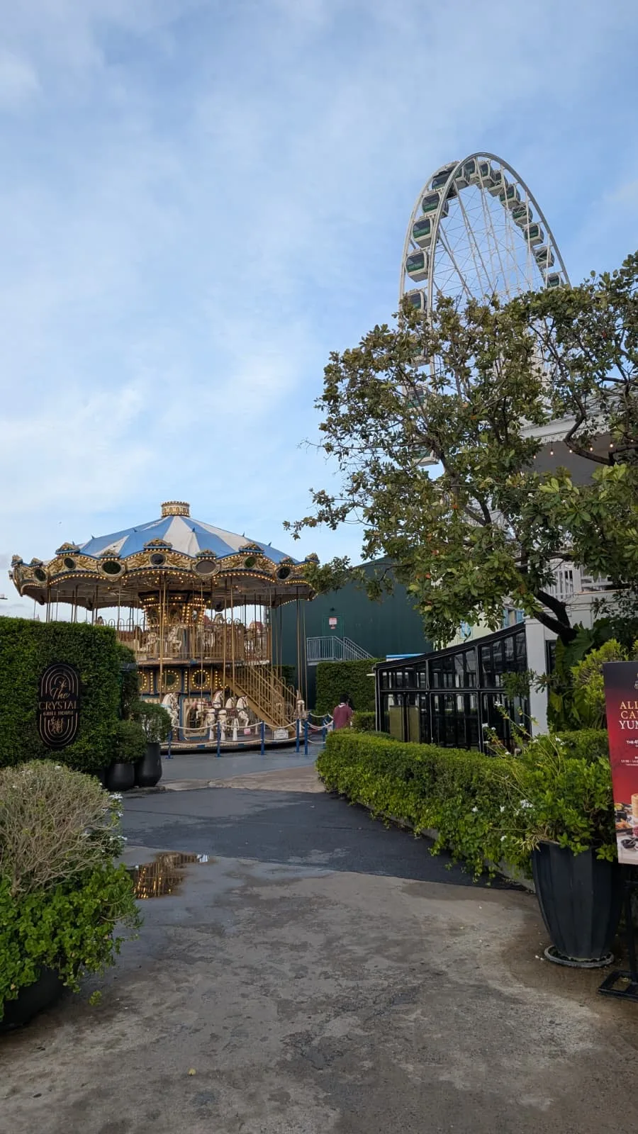 Das Lieblingskarussell unserer Tochter Karussell an der Asiatique Riverfront in Bangkok