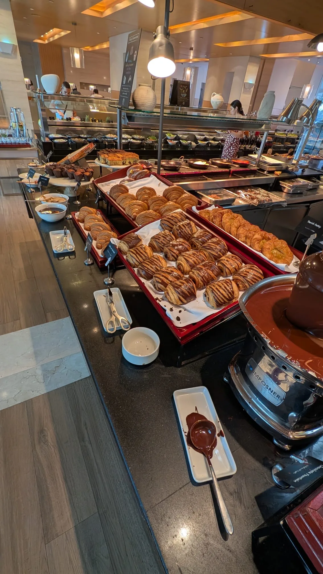 Buffet-Frühstück in einem Hotel